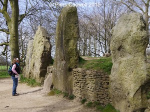 Wayland Smithy Sarsens height