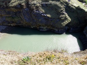 Top down shot into the Witches Cauldron