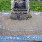 Mosaic around the dragon seat