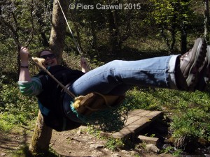 Sherrie on the big swing
